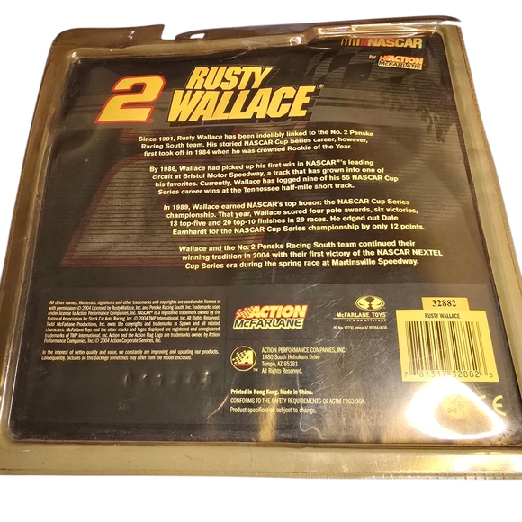 Nascar Rusty Wallace Action Figure - Picture 2 of 2